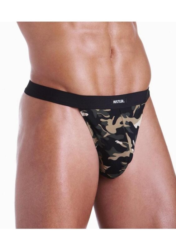 Fundies GI Jock With Dog Tag Necklace - O/S - Camouflage