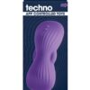 Techno Trap Rechargeable Silicone App Compatible Dual Motor Hands-Free Grinding Pad - Purple