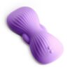 Techno Trap Rechargeable Silicone App Compatible Dual Motor Hands-Free Grinding Pad - Purple