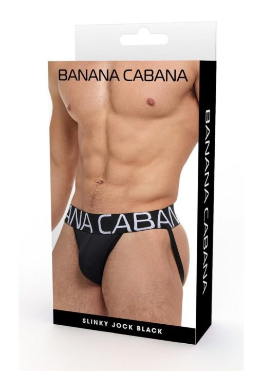 Banana Cabana Jock - Medium/Large - Black