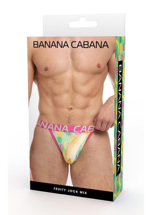 Banana Cabana Jock Fruit- Small/Medium - Multicolor