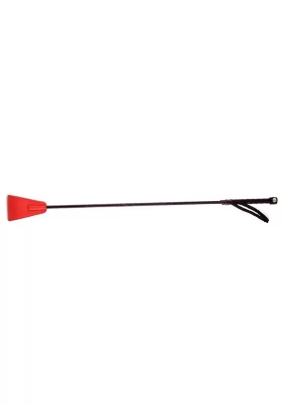 Fetish Play Riding Crop Vegan Leather - Red