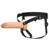 Fantasy X-Tensions Elite Silicone Dual Density Hollow Strap-On 8in - Vanilla