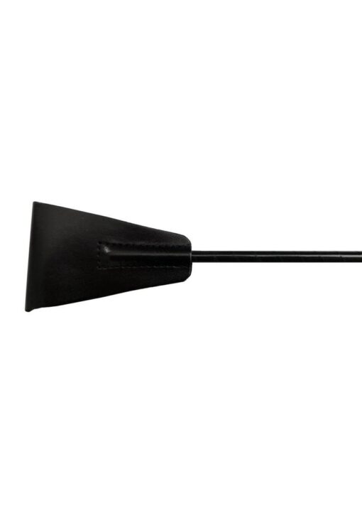 Fetish Play Riding Crop Vegan Leather - Black