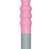 Rock Candy Bubble Gusher Rechargeable Silicone Clitoral Vibrator - Pink/Gray