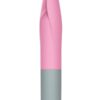 Rock Candy Cherry Flicker Rechargeable Silicone Tickler - Pink/Gray