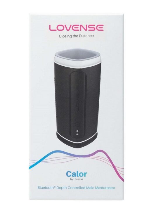 Lovense Calor Rechargeable Bluetooth Remote Stroker - Black