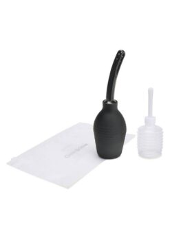 CleanScene Medical Grade Douche Set with Soft Nozzle (4 Piece) - Black