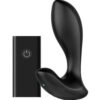 Nexus Duo Rechargeable Silicone Remote Control Beginner Butt Plug - Small - Black