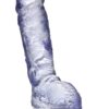 B Yours Plus Hearty N` Hefty Realistic Dildo with Suction Cup - Clear