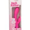 Jack Rabbit Elite Rocking Rabbit Silicone Rechargeable Rabbit Vibrator - Pink