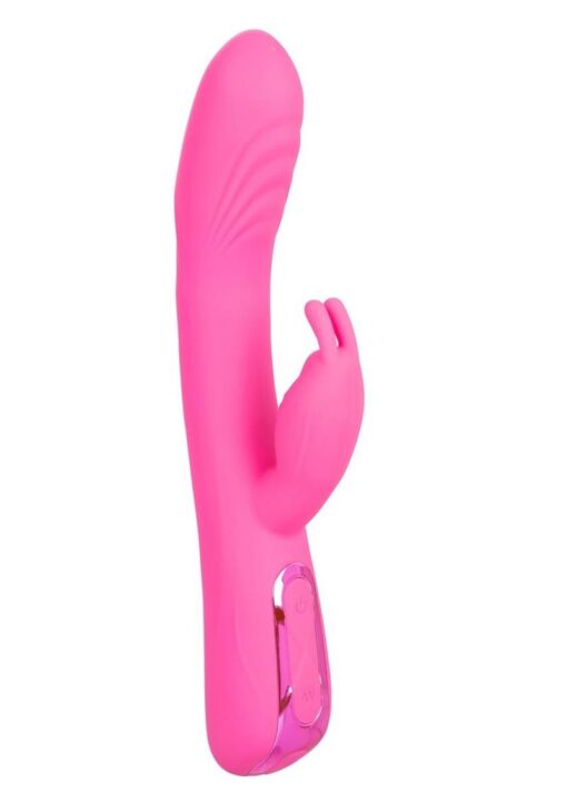 Jack Rabbit Elite Rocking Rabbit Silicone Rechargeable Rabbit Vibrator - Pink