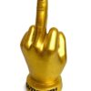 Golden F-U Finger Trophy - Gold/Black