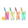 Super Fun Penis Straws (8 Pack) - Multicolor