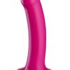 Magnum Silicone Dildo with Suction Cup Base - Blackberry
