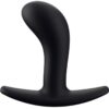 Bootie S Silicone Anal Plug - Small - Black