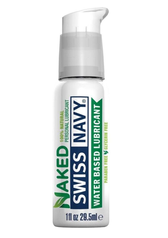 Swiss Navy Naked All Natural Water Based Lubricant 1oz