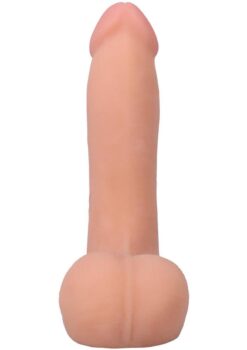 The Realistic Cock with Balls Ultraskyn Removable Vac-U-Lock Suction Cup 7in - Vanilla