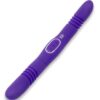 Together Toys Double Delight Rechargeable Silicone Couples Vibrator - Purple/Silver