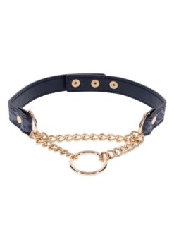 Sex and Mischief Cougar Day Collar - Navy/Gold