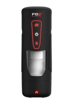 PDX Elite Milk Me Hotter Rechargeable Stroker - Black