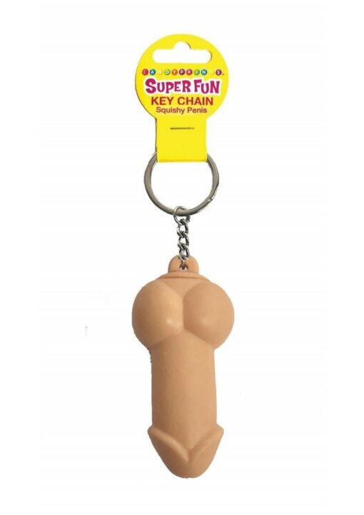 Super Fun Key Chain Squishy Penis - Vanilla