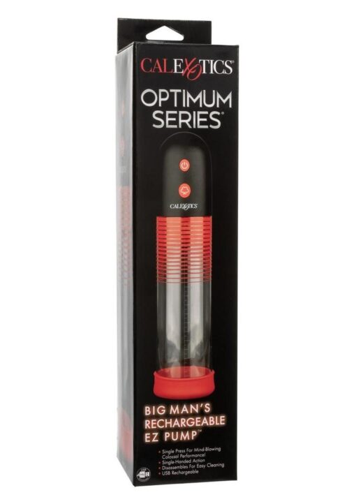 Optimum Series Big Man`s Rechargeable EZ Pump - Red/Black