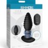 Rimmers Model-E Vibrating Rechargeable Silicone Rimming Plug with Remote Control - Black