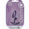 Ouch! Anal Plug Silicone - Medium - Metallic Purple