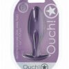 Ouch! Oval Anal Plug Silicone - Metallic Purple
