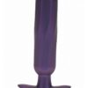 Ouch! Oblong Anal Plug Silicone - Metallic Purple