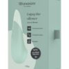 Womanizer Vibe Rechargeable Silicone Clitoral Vibrator - Sage