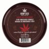 Earthly Body Hemp Seed 3 In 1 Massage Candle - Stuff My Stocking