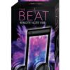 The Beat Rechargeable Silicone Note Vibrator - Black