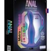 Anal Adventures Matrix Odyssey Silicone Rechargeable Anal Plug - Space Age Blue