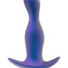 Anal Adventures Matrix Odyssey Silicone Rechargeable Anal Plug - Space Age Blue
