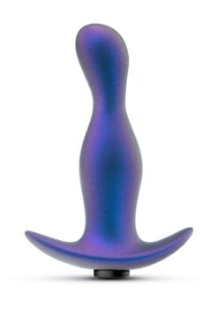 Anal Adventures Matrix Odyssey Silicone Rechargeable Anal Plug - Space Age Blue