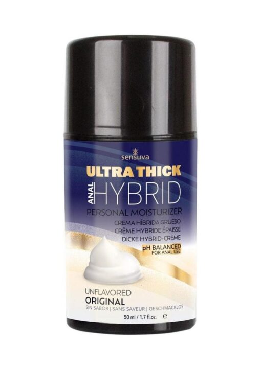 Sensuva Ultra-Thick Anal Hybrid Lubricant Original Unflavored 1.7oz