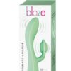 Blaze Romantic Rechargeable Silicone Vibrator - Aqua