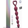 Bing Bang Silicone Anal Beads - Medium - Plum Star