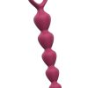 Bing Bang Silicone Anal Beads - Medium - Plum Star