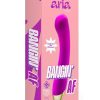 Aria Bangin` AF Rechargeable Silicone Vibrator - Purple