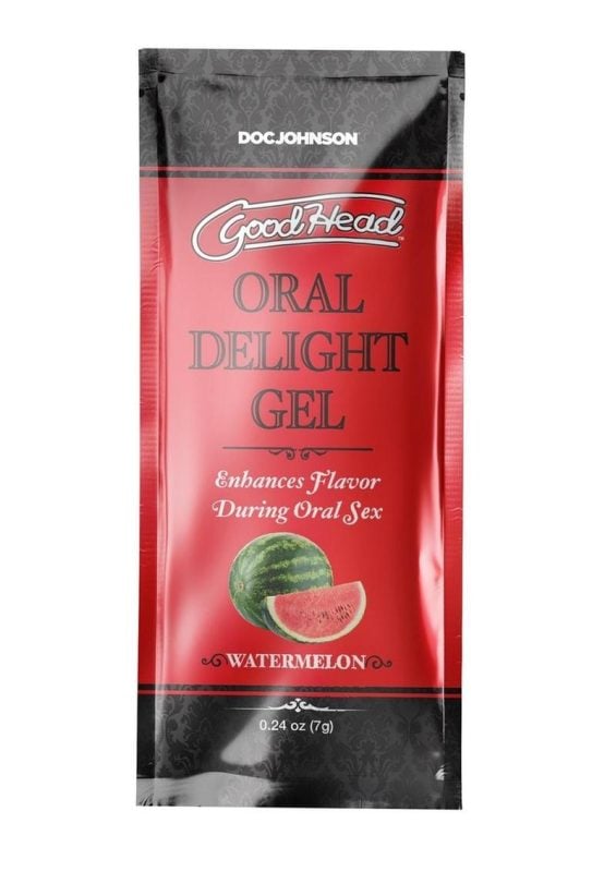 GoodHead Oral Delight Gel .24oz Bulk (48 Pieces) - Watermelon