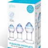 Glas Amethyst Rain Anal Training Kit (3 Piece) - Clear