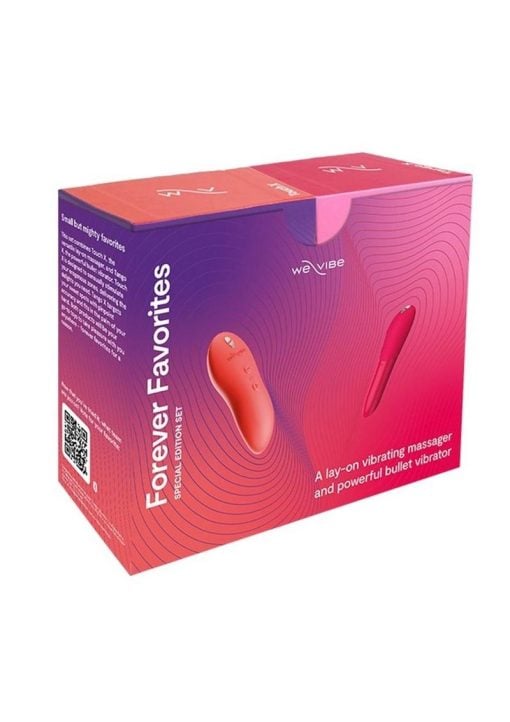 We-Vibe Forever Favorites Set Silicone Rechargeable Touch X and Tango X - Red/Coral