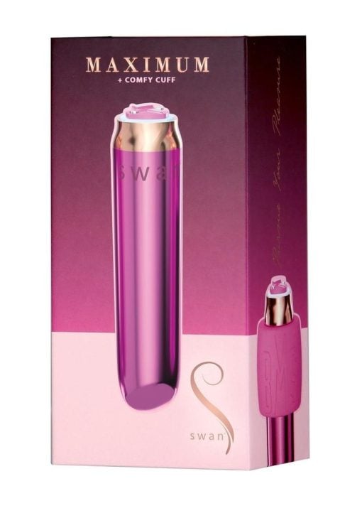 Swan Maximum Rechargeable Bullet - Pink/Rose Gold