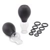 Size Up Classic Nipple Pump Set - Clear/Black