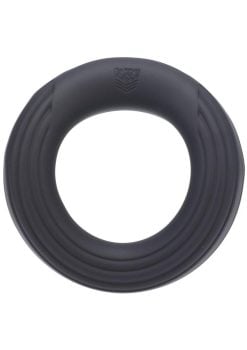 Fort Troff Rev Cock Throbber Rechargeable Silicone Cock Ring - Black