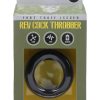 Fort Troff Rev Cock Throbber Rechargeable Silicone Cock Ring - Large - Black