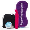 Happy Rabbit Clitoral Rechargeable Silicone Pleasure Kit (4 Piece) - Purple